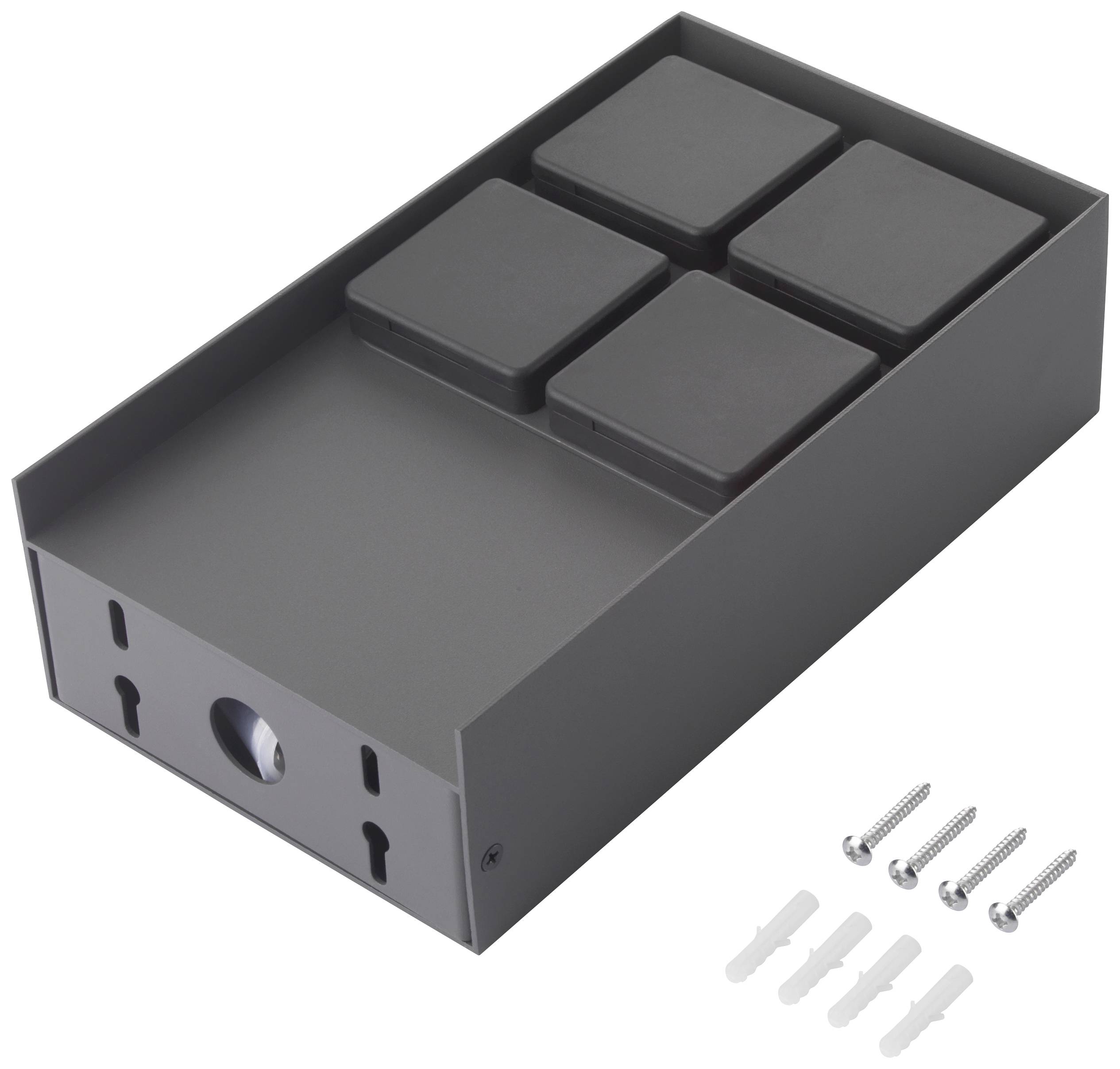 Sygonix SY-5191010 Weatherproof power strip Anthracite-5