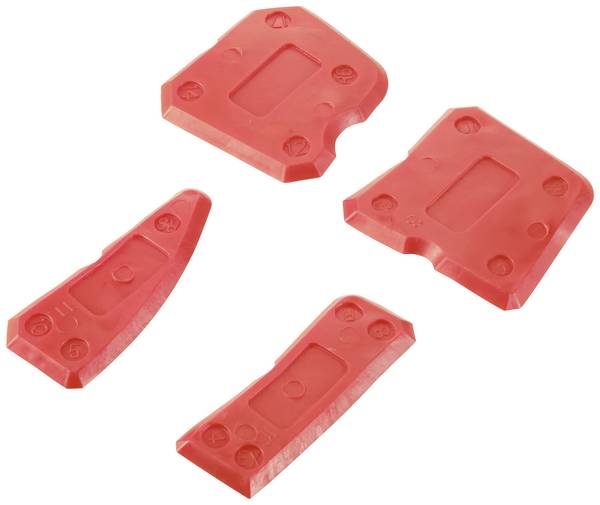 TOOLCRAFT Glue scraper, set of 4 TO-7786530