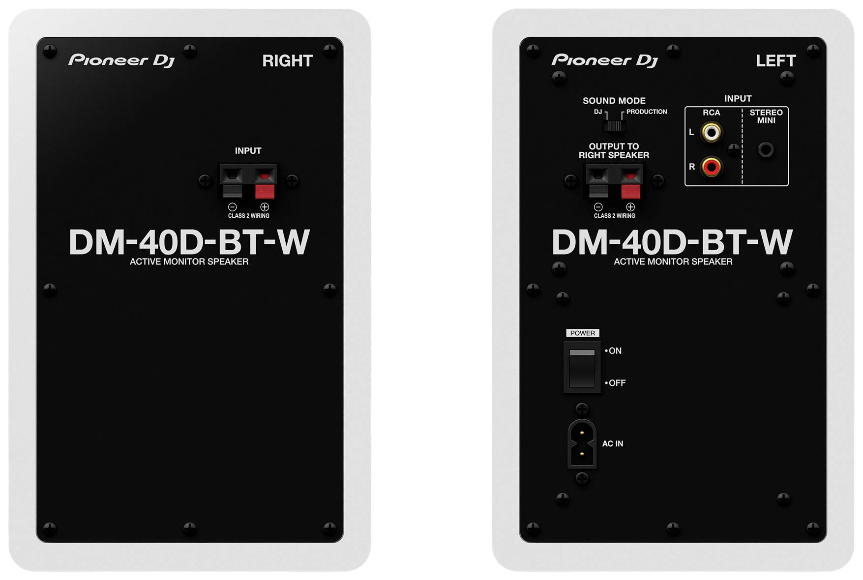Pioneer DJ DM-40D-BT-W Active monitor 19 W 1 Pair-2