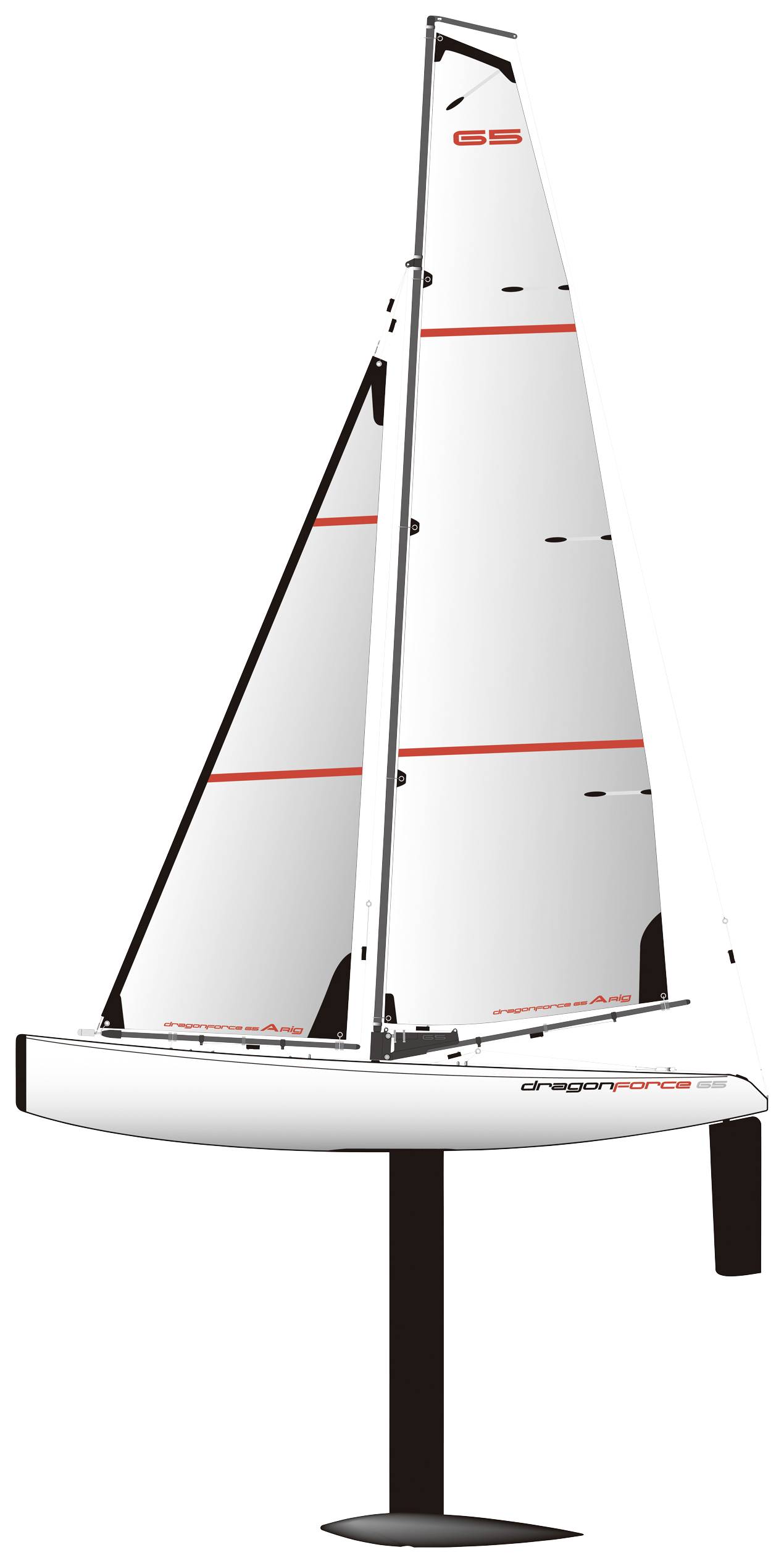 Image of Joysway Dragon Force 65 RC model sailing boat RtR 650 mm