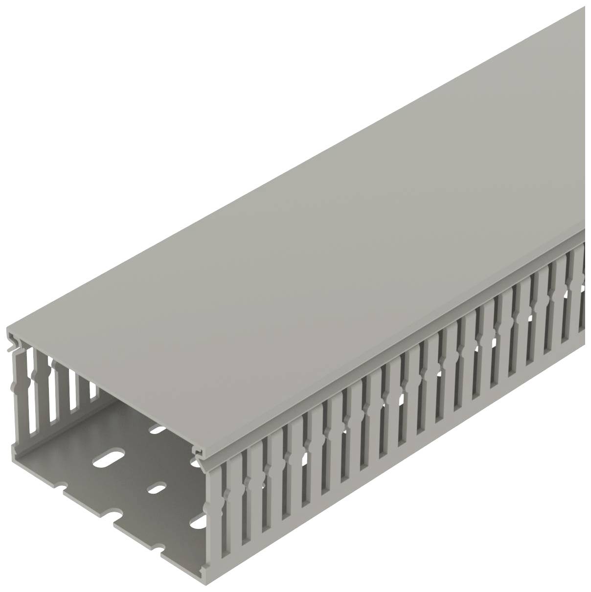 OBO Bettermann 6132506 Cable duct Top part (L x W x H) 2000 x 100 x 60 mm 11 pc(s) Grey