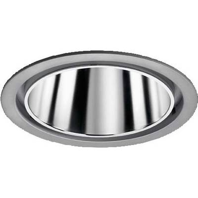 A silver, oval stainless steel bowl with a gleaming finish. Ideal for modern kitchen settings and stylish presentations.
