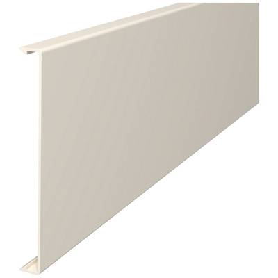 Metal profile in beige, photographed from the side. It is frequently used as cladding material in construction projects.