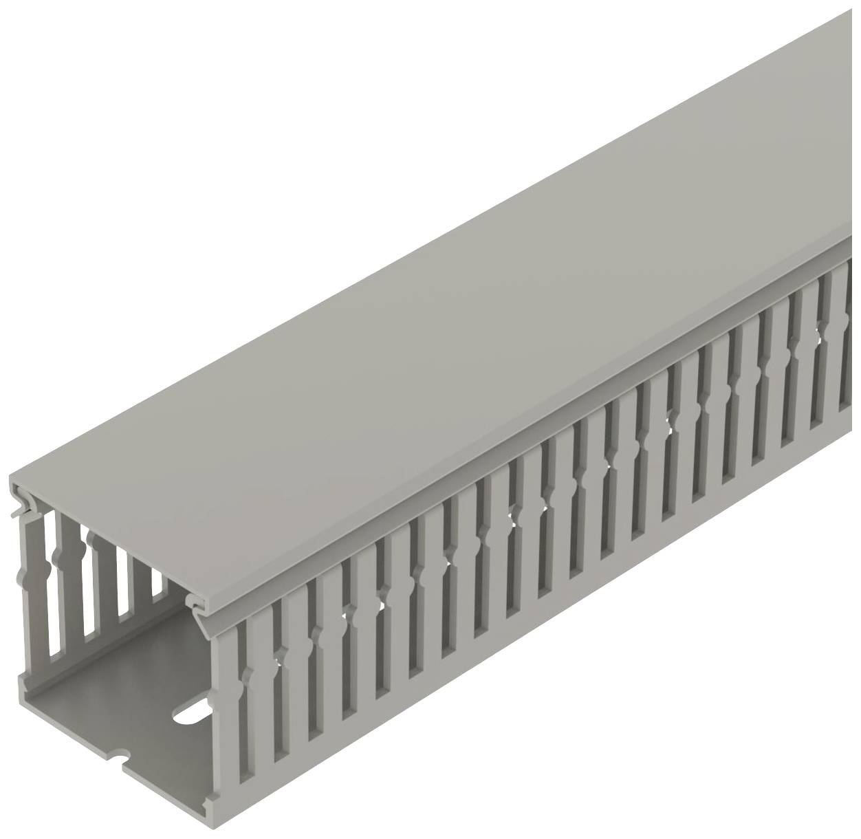 OBO Bettermann 6132502 Cable duct Top part (L x W x H) 2000 x 60 x 60 mm 18 pc(s) Grey