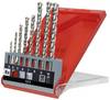 kwb 38900 Tool steel Masonry twist drill bit set 8-piece 3 mm, 4 mm, 5 mm, 6 mm, 7 mm, 8 mm, 9 mm, 10 mm Total length 160 mm Cylinder shank 8 pc(s)
