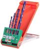 kwb 51300 Chromium molybdenum steel Masonry twist drill bit set 4-piece 4 mm, 5 mm, 6 mm, 8 mm Cylinder shank 4 pc(s)