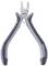 A black wire cutters with grey handles, suitable for cutting wires.