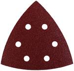 KWB Grinding triangle for Delta and Multi grinders - for metal, wood, paint and many more, 105 mm for AEG and Kress machines, Korn 8 x K-60, 6 x K-120, 6 x K-180, 20 pcs., punched, Economy pack