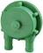 Green, self-priming plastic pump, labelled 'Self-priming max 30 sec dry running'. Made in Germany.