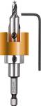 KWB HSS-M2 hardwood drill with depth stop and countersink, Ø 5 mm