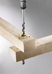 KWB wood twist drill extra long Ø 10.0 mm 512810 (CV steel, length 400 mm, 2 pre-cutters)
