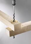 KWB wood spiral drill extra long Ø 18.0 mm 512818 (CV steel, length 400 mm, 2 end cutting pliers)