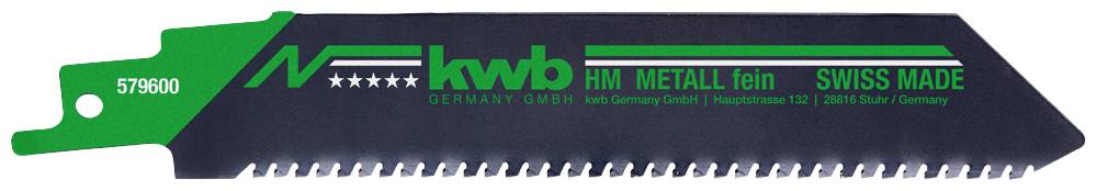 kwb 579600 Saber saw blade for high-strength steels 4-12 mm thick Saw blade length 152 mm 1 pc(s)-0