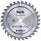 Circular saw blade with 30 teeth. Inscription: 'KWB Germany GmbH', diameter 190 mm. Suitable for wood, plastic and aluminium.