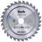 Metal circular saw blade, brand 'kwb Germany', diameter 216 mm, thickness 2.4 mm, bore 30 mm, suitable for woodworking and metalworking.