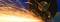 A grinding wheel cuts metal, sparkling sparks flying in all directions. No human presence detectable.