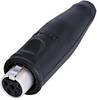 Rean AV RT5FC-B-W XLR connector Socket, built-in Number of pins: 5 1 pc(s)