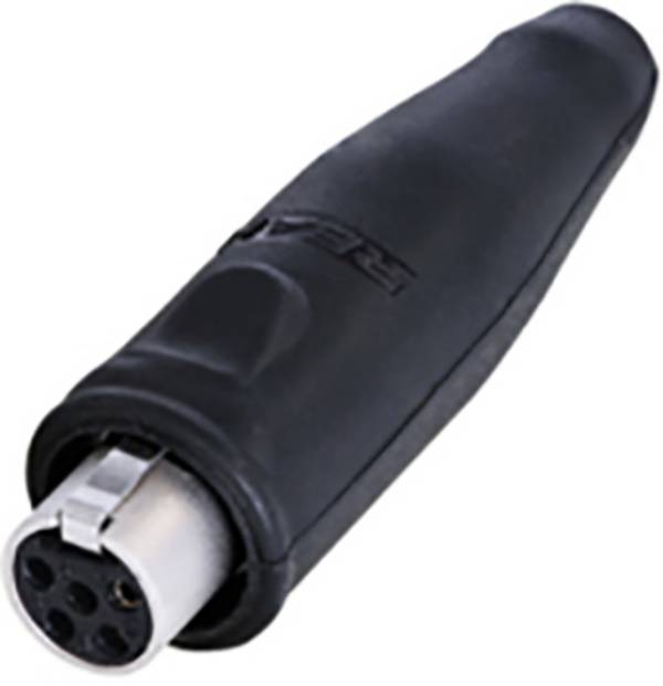 Rean AV RT5FC-B-W XLR connector Socket, built-in Number of pins: 5 1 pc(s)
