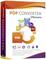 'PDF Converter Ultimate' Software Packaging, converts PDF files into various formats such as Word, Excel, RTF, TXT. Supports OCR.