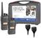 Walkie-talkie set for warehouse/logistics with two radio devices and microphones. Suitable for communication in warehouse and production facilities.
