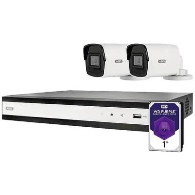 Buy ABUS Performance Line 4-Kanal PoE Set TVVR36422T LAN IP-CCTV camera set  4-channel incl. 2 cameras 1920 x 1080 p