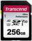 Transcend 256GB SD Card, Ultra Performance, A2, V30, U3, SDXC Class, suitable for high-resolution videos and fast data transfer.