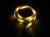 A luminous yellow LED light strip against a dark background, demonstrating flexible lighting solutions.