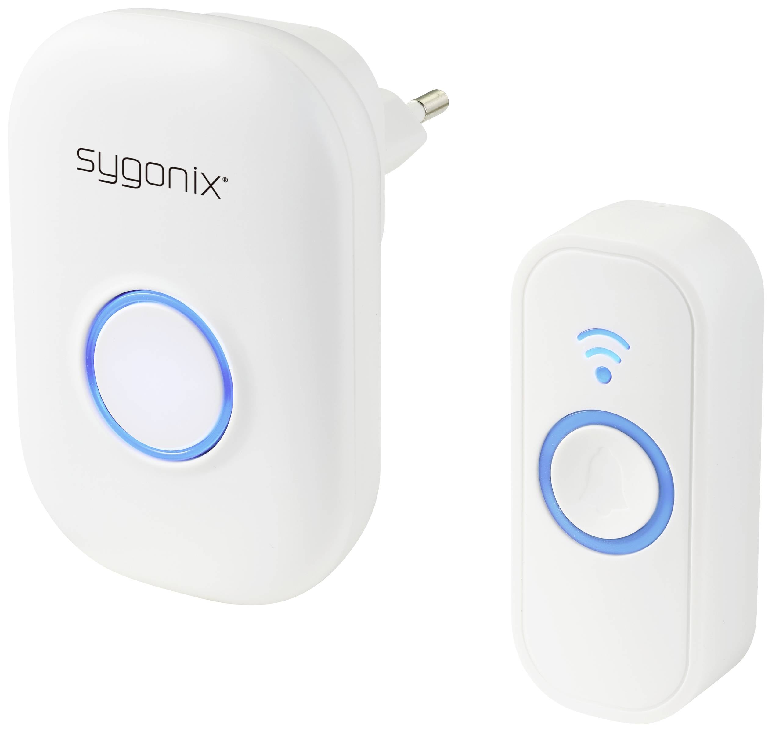 Sygonix SY-5225386 Wireless door bell Complete set incl. flash