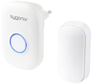 Sygonix SY-5225388 Wireless door bell Complete set batteryless, incl. flash