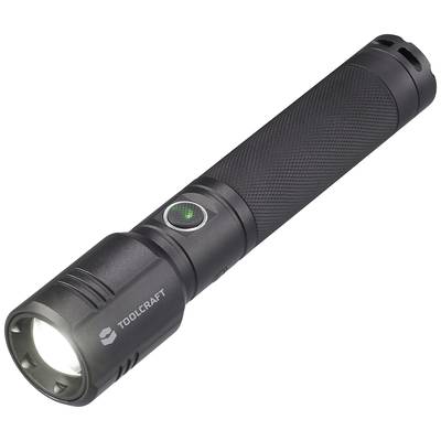 TOOLCRAFT  SMD LED Torch Adjustable, USB interface, Strobe mode rechargeable 1000 lm  194 g 