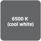 6500 K (cool white)