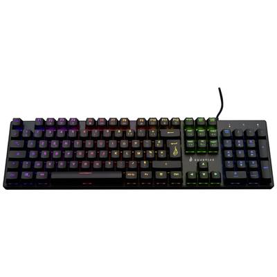 Surefire Gaming KingPin M2 Corded, USB Gaming keyboard French, AZERTY Black Backlit, Multimedia buttons 