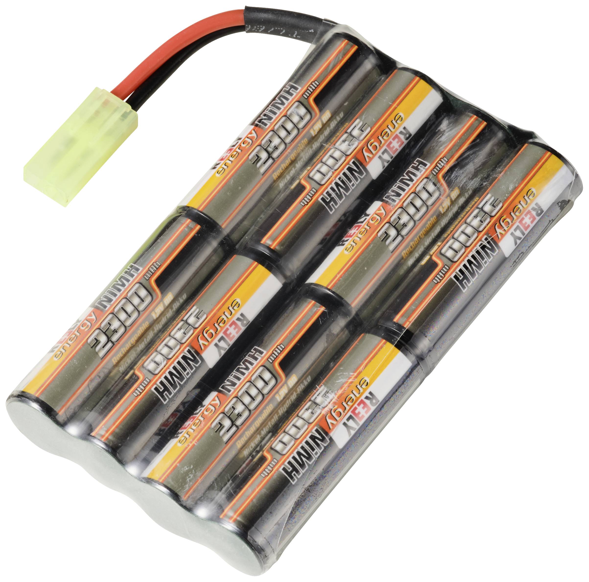 Image of Reely Scale model battery pack (NiMH) 9.6 V 2300 mAh No. of cells: 8 AA AA Stick Mini Tamiya plug