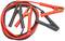 Jump leads with red and black clamps for connecting car batteries. Ideal for jump-starting a flat battery.