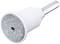 Silver slender nail file cone attachment with a cylindrical base and rough surface, suitable for manicure or pedicure.
