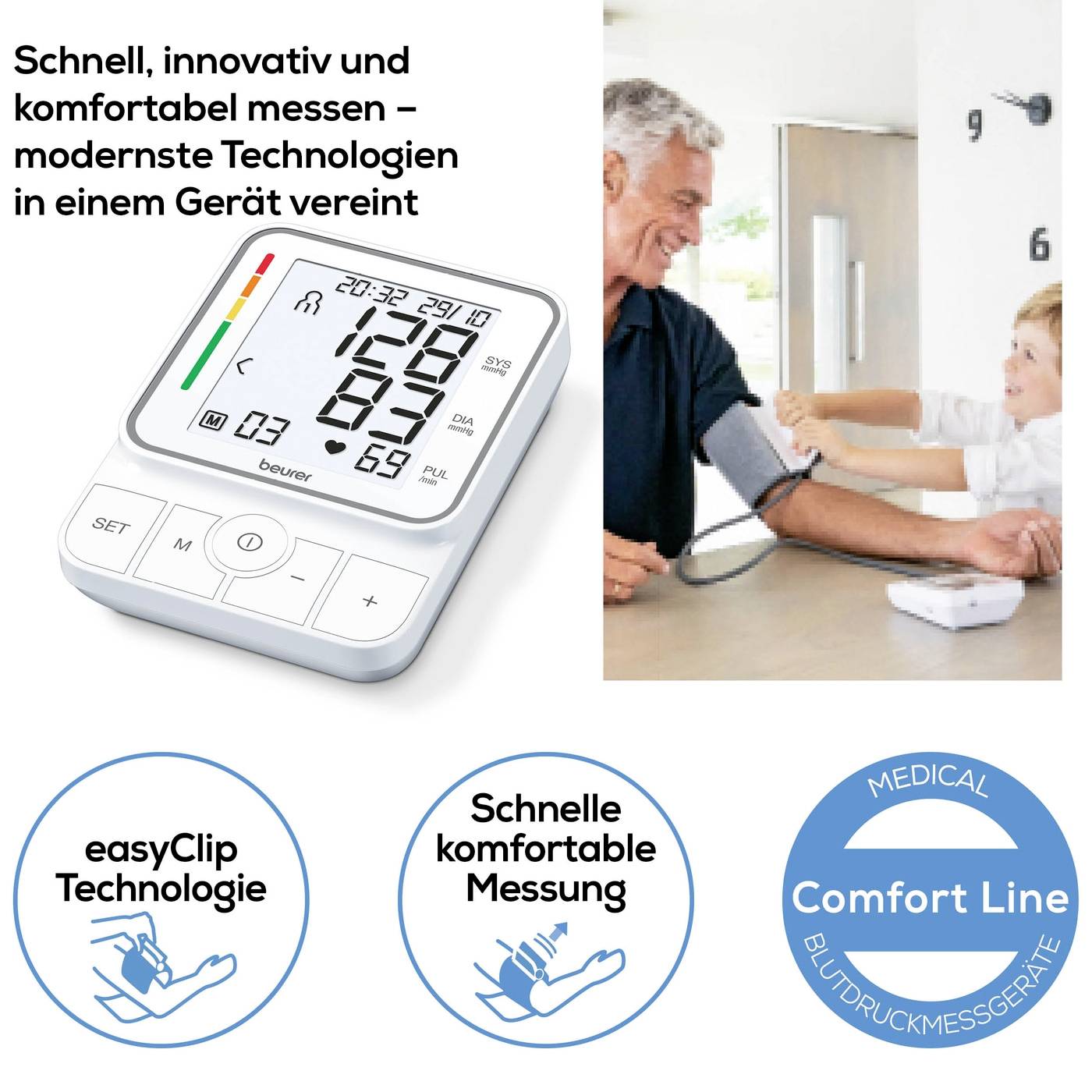 Beurer BM 51 easyClip Blood pressure monitor 65204-1