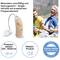 'Hearing aid with extended frequency range of 100-6000 Hz, discreet and powerful. Suitable for adults. Medical device.'