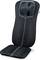 Massage seat cushion in black with grey accents, designed for ergonomic relaxation and back support.