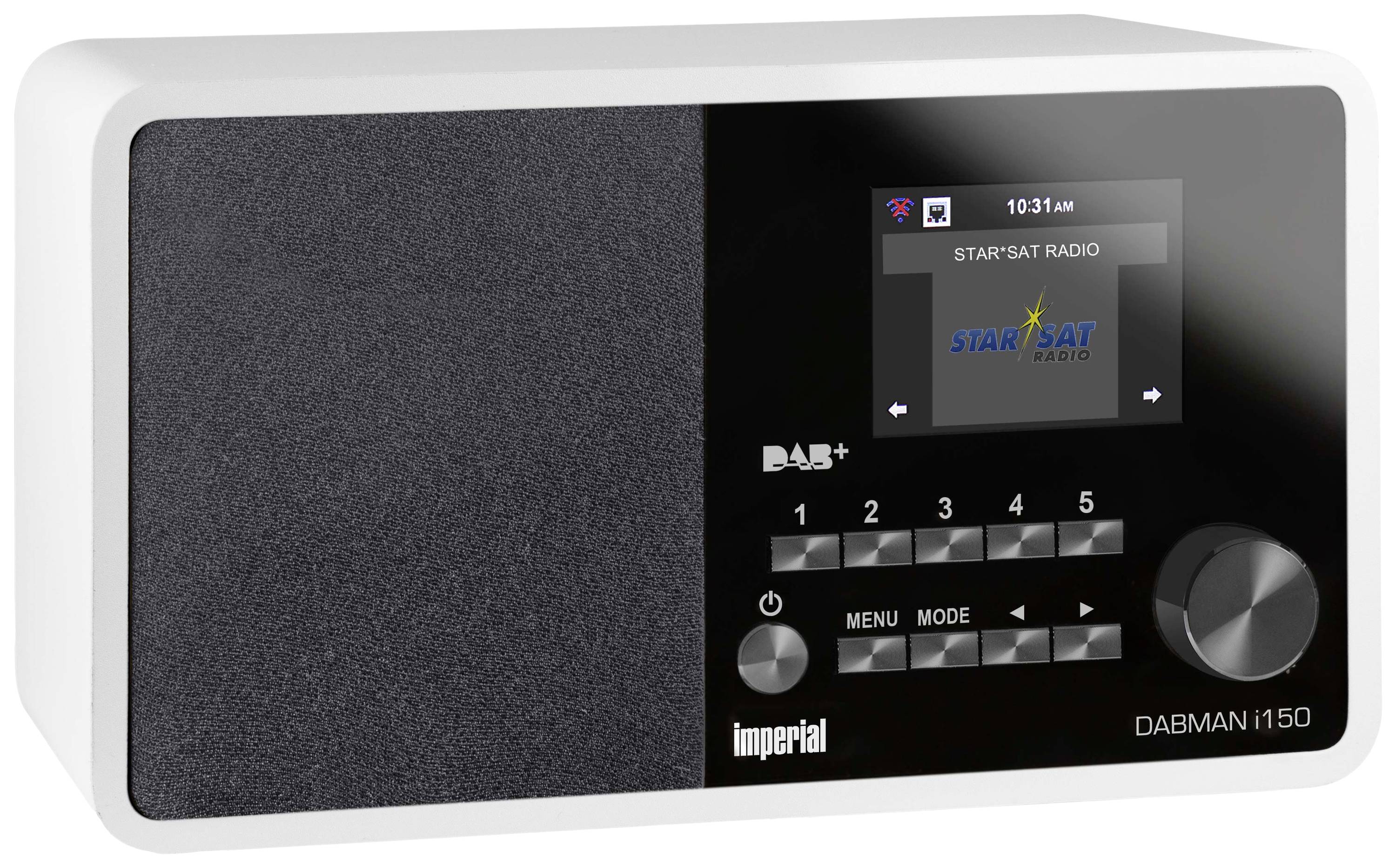Image of Imperial DABMAN i150 Internet desk radio Internet, DAB+, FM USB, Wi-Fi, LAN, Internet radio White