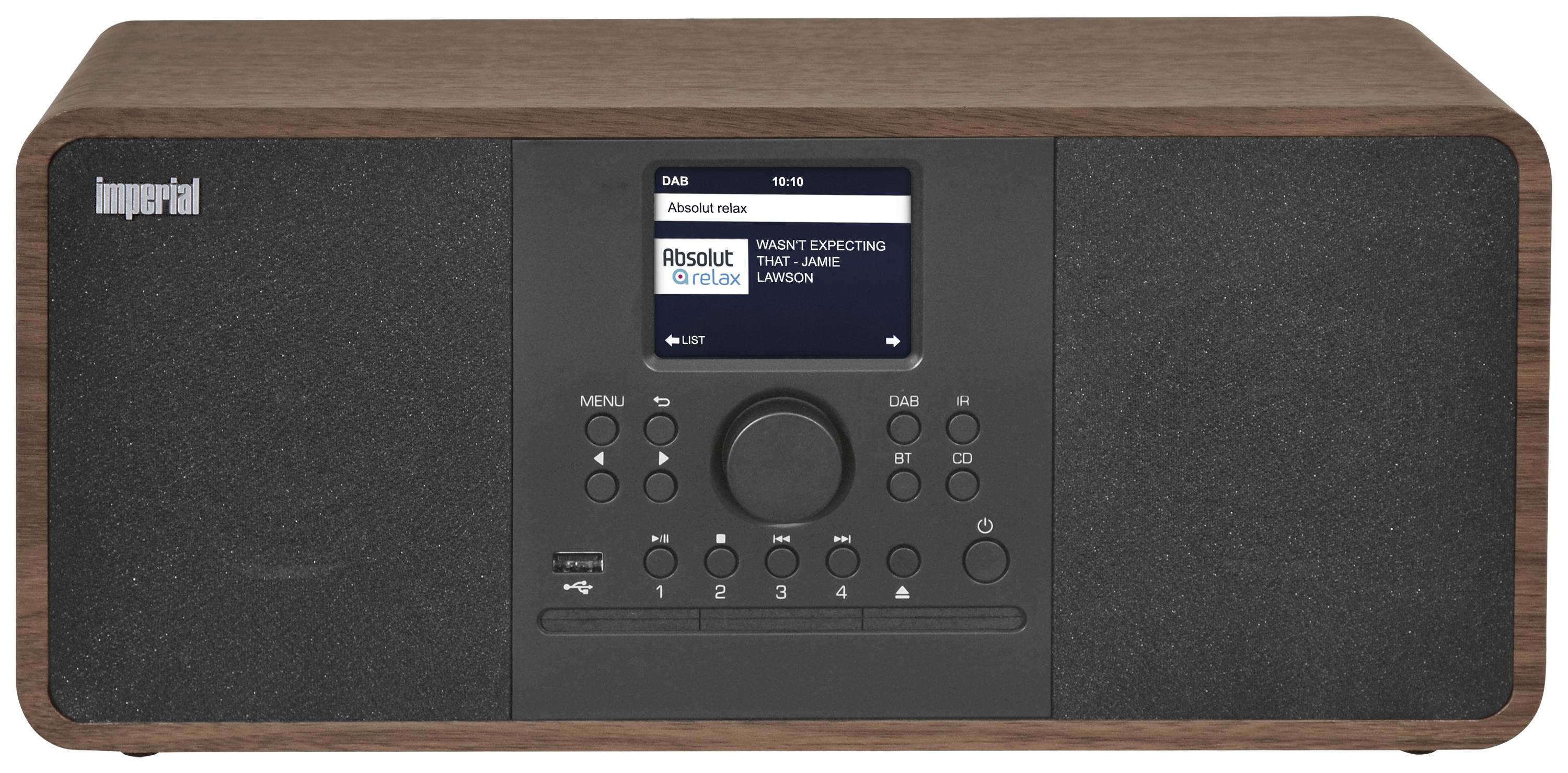 Image of Imperial DABMAN i205 CD Internet radio CD player Internet, DAB+, FM USB, Wi-Fi, LAN, CD, Internet radio Wood