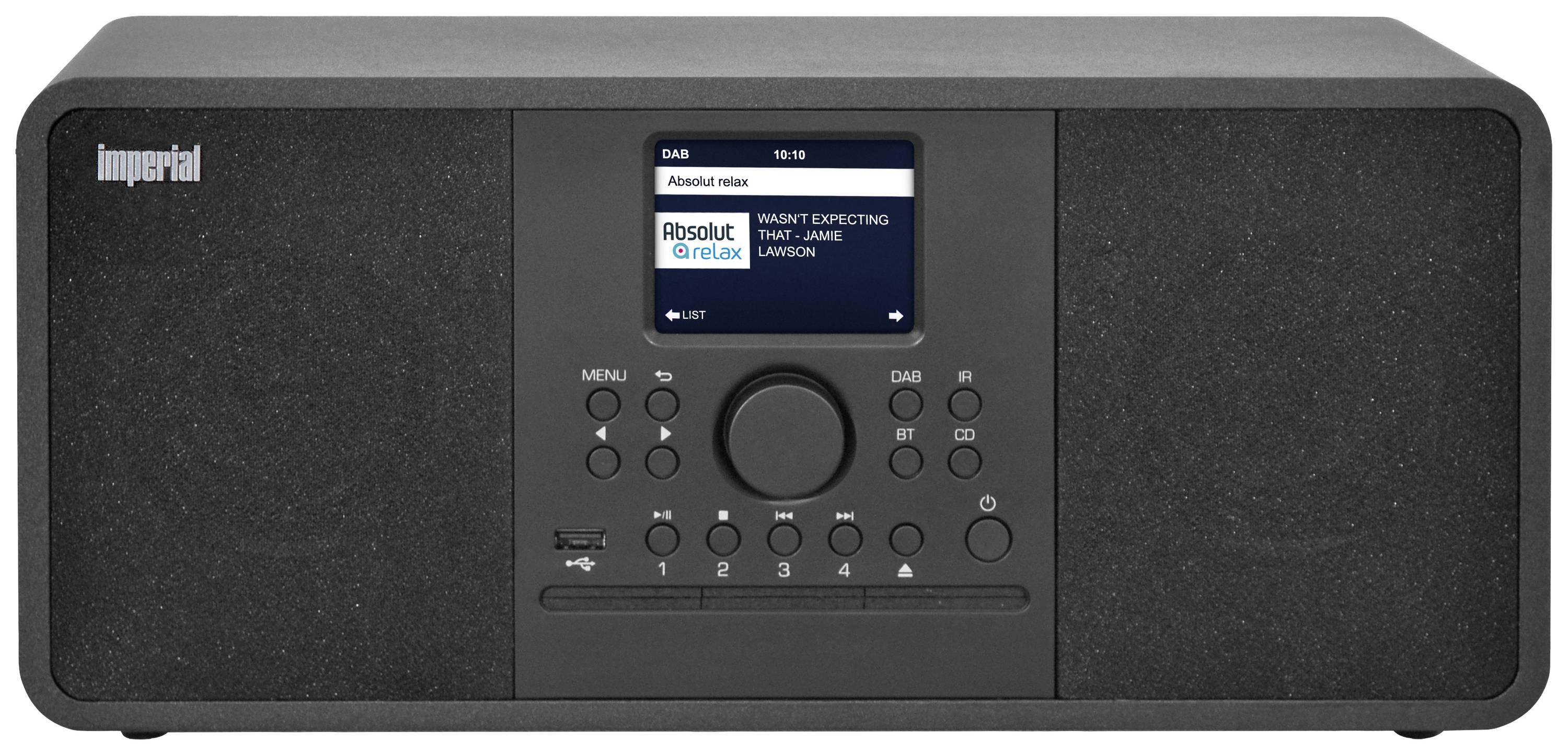 Image of Imperial DABMAN i205 CD Internet radio CD player Internet, DAB+, FM USB, Wi-Fi, LAN, CD, Internet radio Black