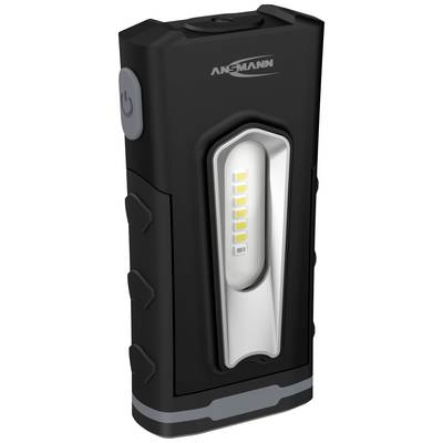 Black LED torch with side power button and ten visible light-emitting diodes, suitable for crafts or outdoor activities.