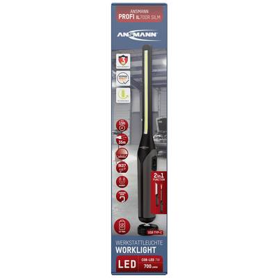 'Ansmann Workshop Light Worklight: LED, 700 Lumens, 7W, Type-C Charging Port, Suitable for Automotive Workshops. 3-Year Warranty.'