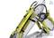 A hydraulic mechanical arm with yellow and black pipelines can be seen. In the background, the logos of 'lesu' and 'thicon' are visible.