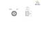 'Technical drawing of a round part with dimensions: diameter 23.5mm, depth 36mm, holes Ø5 and Ø3.1mm.'