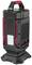 Portable, rectangular lantern in black and red with a handle, suitable for outdoor or emergency lighting.