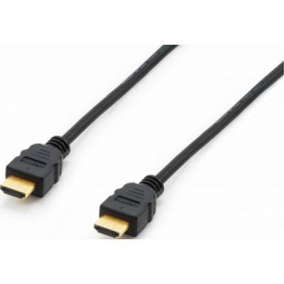 Two HDMI cables with black plugs and gold contacts are lying side by side on a white surface.