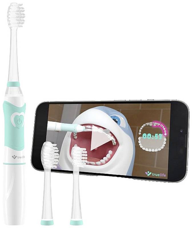truelife SonicBrush Kid G TLSBKG Electric toothbrush White, Turquoise