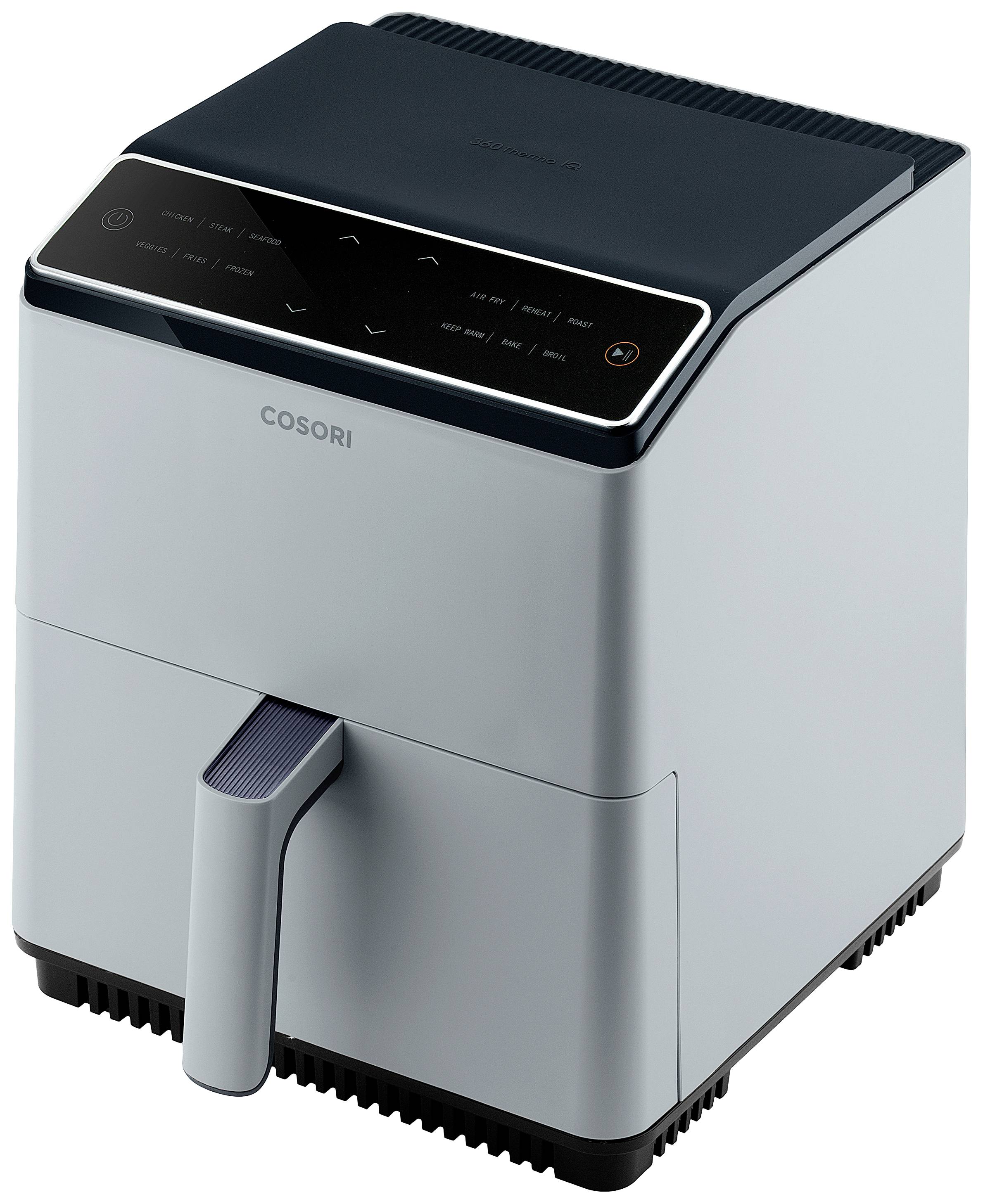 Cosori CAF-P583S-AEUR Air fryer 6.4 l 1700 W Non-stick coating, with display, Overheat protection, App-controlled Grey-2