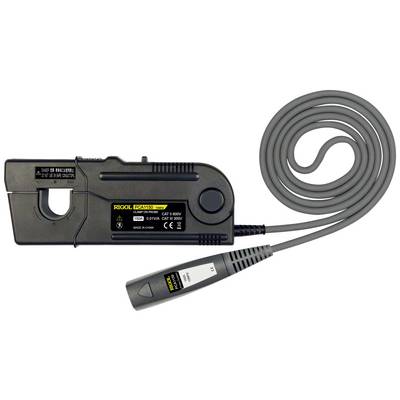 Rigol tension clamp with grey coiled cable and connection plug, suitable for voltages up to 600V and currents up to 150A.